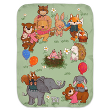  Swaddle Blankets - Animals in a Circle